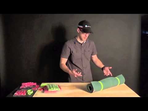 Yoga Mat Trick with SoftWraps (hook and loop straps) - Softride Bike Racks