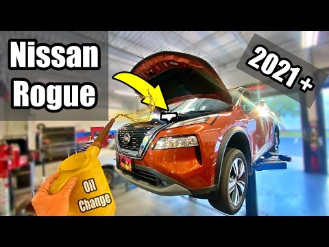 How To | 2021+ | Nissan Rogue | Oil Change | Diy |