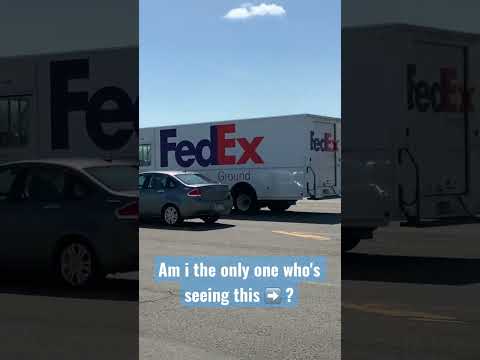 Did you know that FedEx has a hidden ➡️ on all its trucks