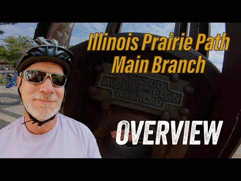 The Illinois Prairie Path - Main Branch Bike Trail - Overview