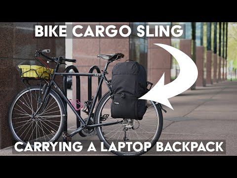 Carry Any Backpack On Your Bike Using A Bike Cargo Sling