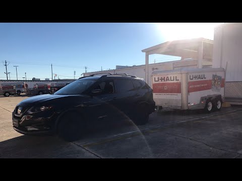 I pulled a 6 by 12 U-Haul Trailer with my 2017 Nissan Rogue