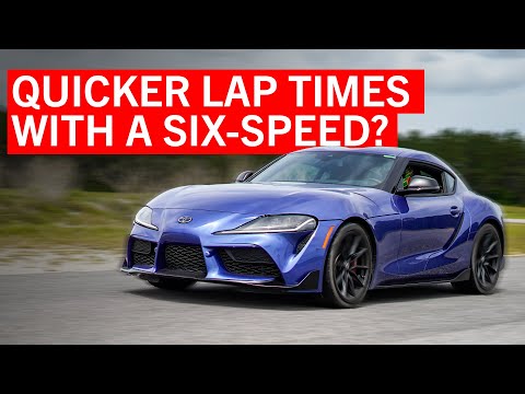 Is the Toyota GR Supra Faster with a Manual? | New Car Track Test