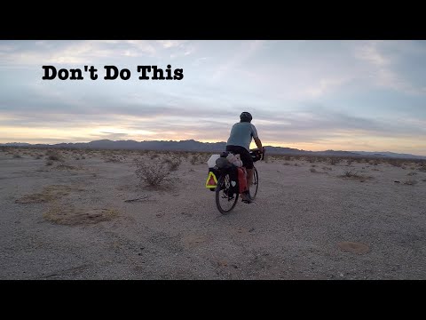 Bicycle Touring Across The Southern California Desert - Spending Time On The Pacific Crest Trail