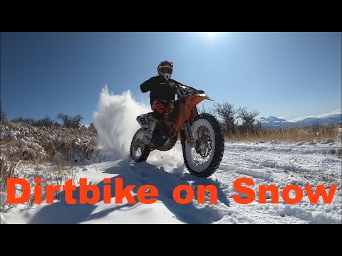 Can You Ride A Dirt Bike In The Snow?