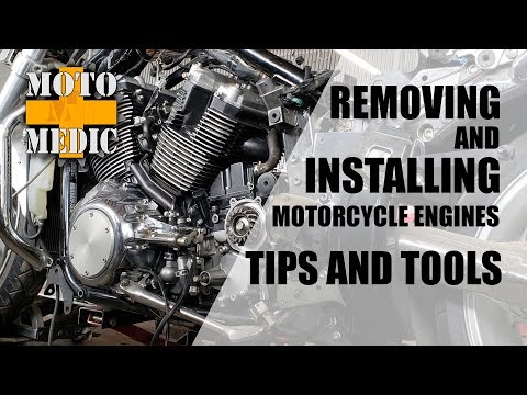 Removing and Installing Motorcycle Engines - Tools and Tips!