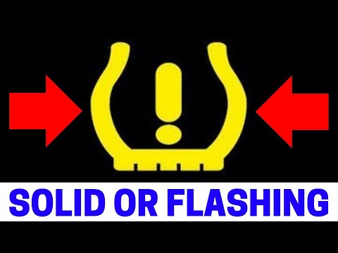 Low Tire Pressure Warning Light - Solid Or Flashing?