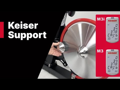 How to calibrate the Keiser M3i and M3 Indoor Bikes