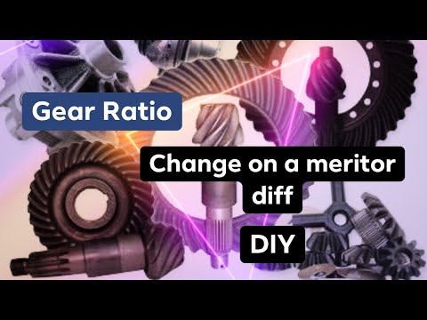 How to change gear ratio on a meritor rear differential