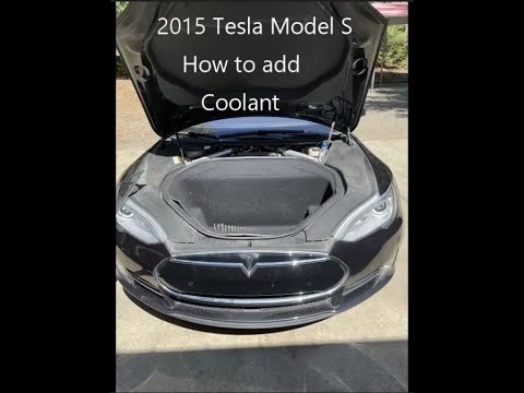 Tesla Model S Coolant Fill