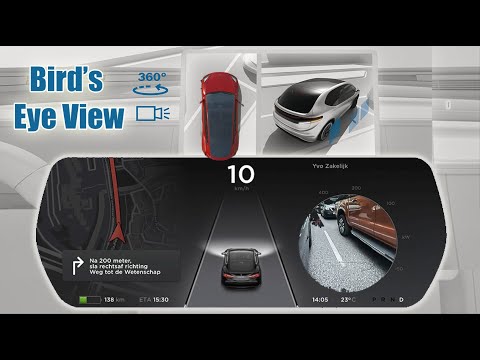 Tesla HW4 Enables Bird’s Eye View Parking with NEW Cameras!