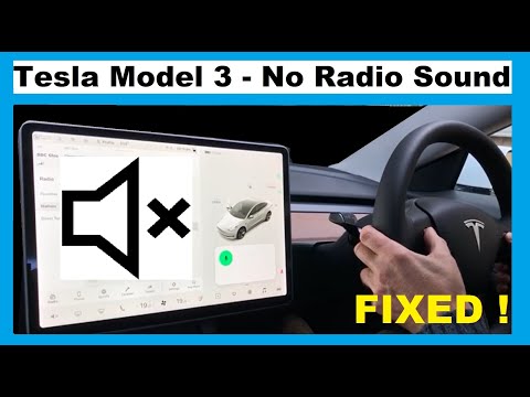 Loss of Radio Audio / Sound on Tesla Model 3 - Fixed ! ( DAB / FM )