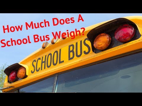 How Much Does A School Bus Weigh?