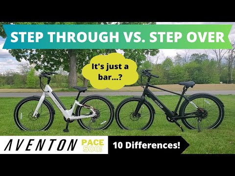 Step Through vs. Step-Over | 10 Factors To Consider | Aventon Pace