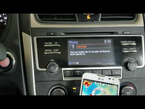 How to connect your phone via Bluetooth to  altima