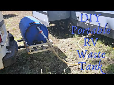 How To Use A Macerator Pump And A Portable Waste Tank To Empty RV Holding Tanks