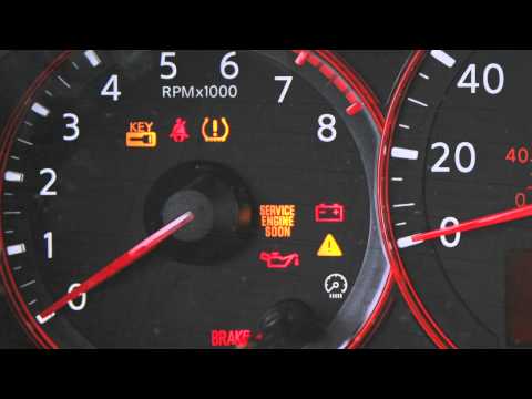 2012 NISSAN Altima - Warning and Indicator Lights