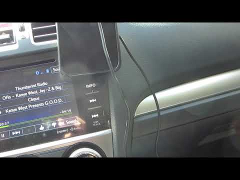 Subaru Radio touch screen freeze problem