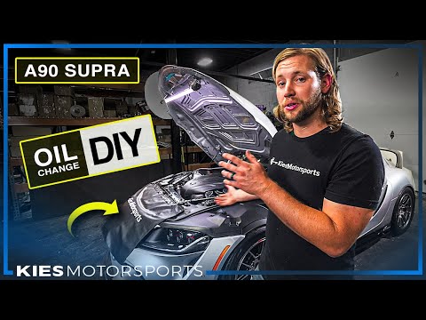 EASY DIY: A90 TOYOTA SUPRA OIL CHANGE