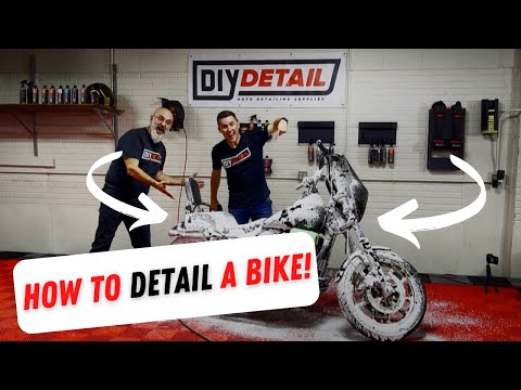 Motorcycle DETAILING 101! #detailing #motorcycledetailing #diydetail