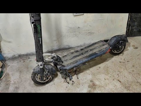 restoring old electric scooter and make it wireless programable electric scooter