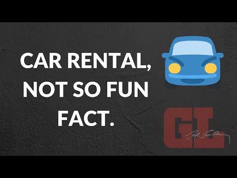 What happens when a rental car gets a flat tire?