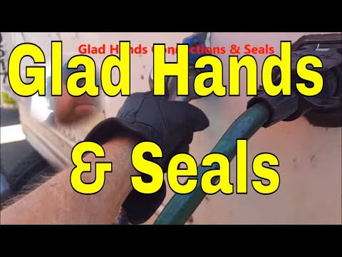 New CDL Truck Driver Tips Securing Glad Hands & Replacing Glad Hand Seals