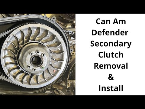 How to Remove and Install Secondary Clutch for Can Am Defender