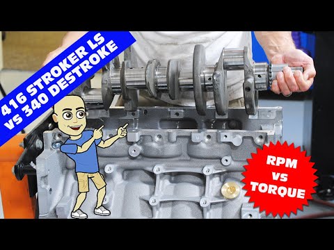 STROKER LS VS DESTROKER-WHICH ONE WORKS BETTER, 340, 383 OR 416? ALL THE TORQUE OR ALL THE RPM?