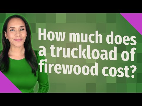 How much does a truckload of firewood cost?