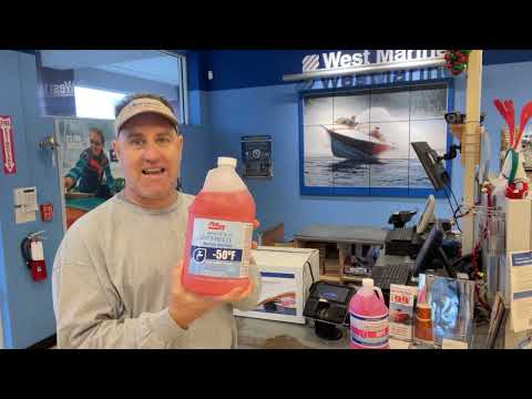 Are You Using the Right Marine Antifreeze When Winterizing Your Boat?  (and why it matters)