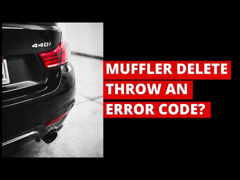 Would a Muffler Delete Cause an Error Code