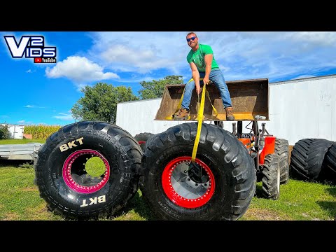 Lifting Monster Truck Tires. How Heavy?