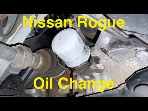 2014 - 2020 Nissan Rogue Oil Change (2.5 Liter QR25DE Engine)