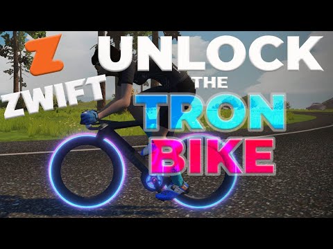 How To Unlock The TRON (GLOWING) BIKE on ZWIFT