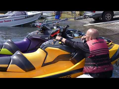 Putting your jet ski on & off the trailer