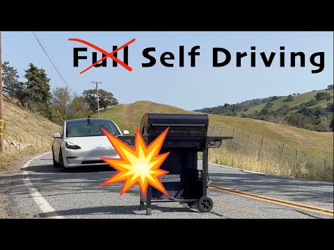 Tesla Automatic Emergency Braking - Real World Test