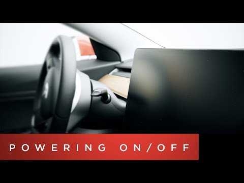 Tesla Model 3 Tutorial | Powering On & Off