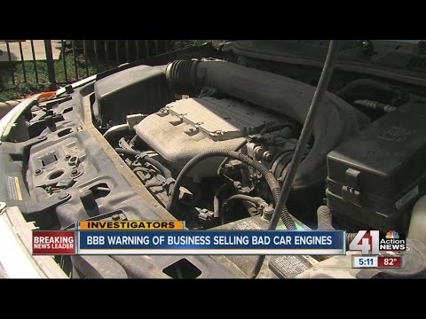 BBB receives hundreds of complaints about company selling car engines online