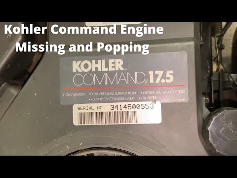 Kohler Command Engine Missing and Popping