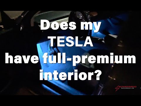 Does My Tesla Have Full Premium Interior?