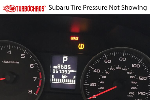 Subaru Tire Pressure Not Showing 1