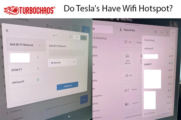 Tesla's Have Wifi Hotspot