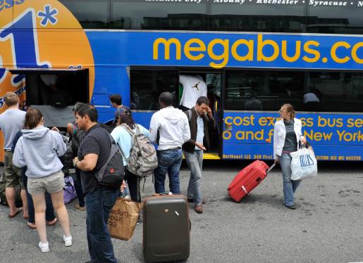 Purchasing Mega Bus Tickets at the Station