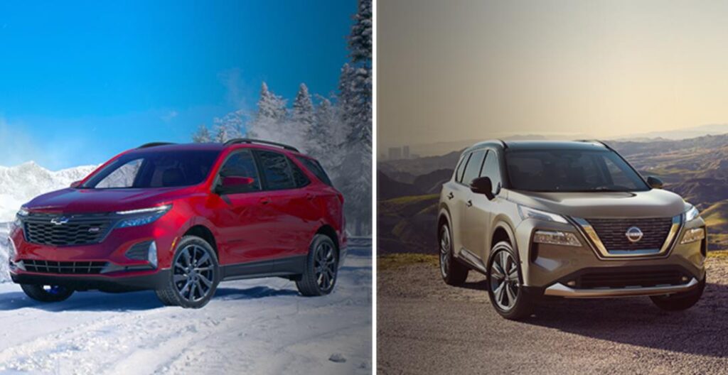 2022 Nissan Rogue vs 2022 Chevrolet Equinox