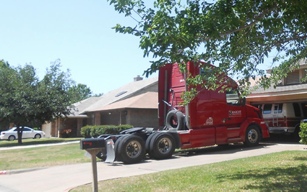 Can I Park My Commercial Truck At Home