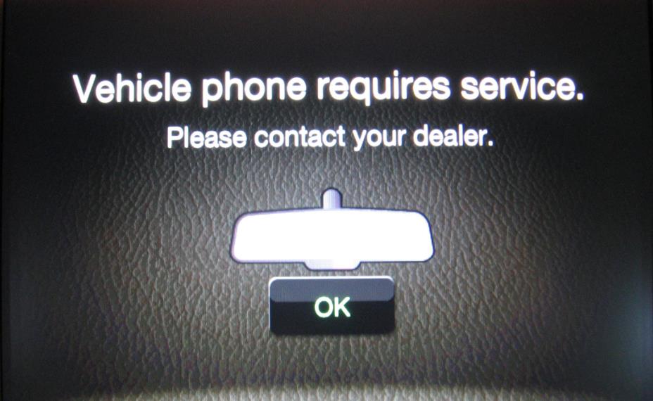 How To Fix Vehicle Phone Requires Service