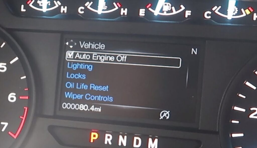 How To Disable Engine Idle Shutdown Ford