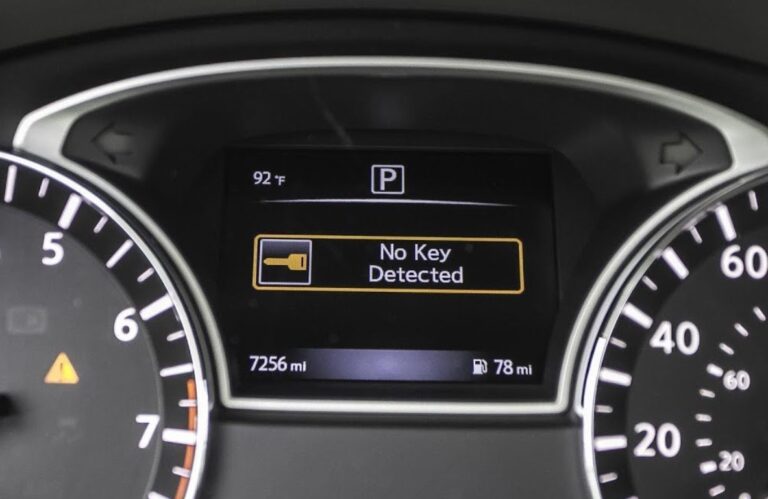 Why Does My Nissan Altima Says No Key Detected? All Reasons
