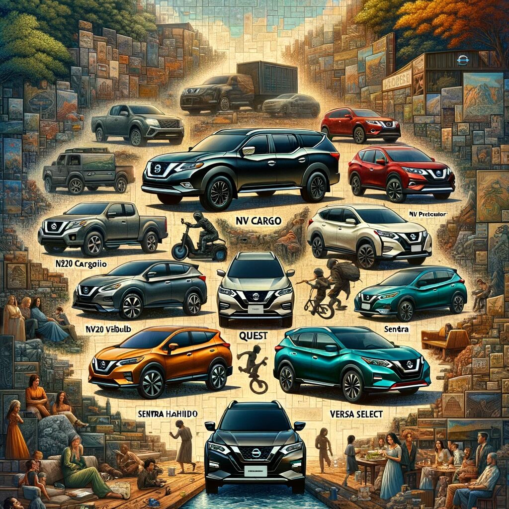 Overview Of All Remaining Vehicles Of Nissan